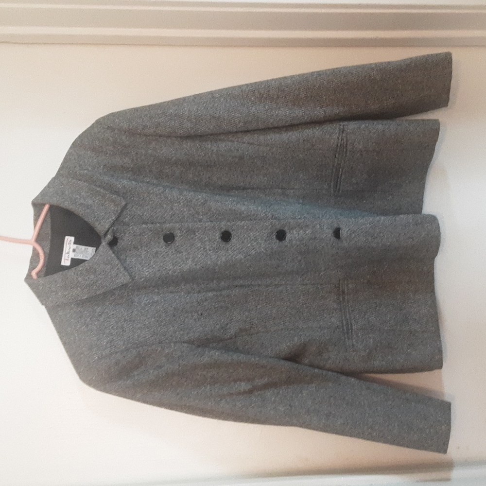 Talbots Wool Tweed Oversized Blazer Sz 16